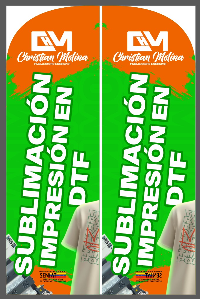 Aviso impreso para tienda