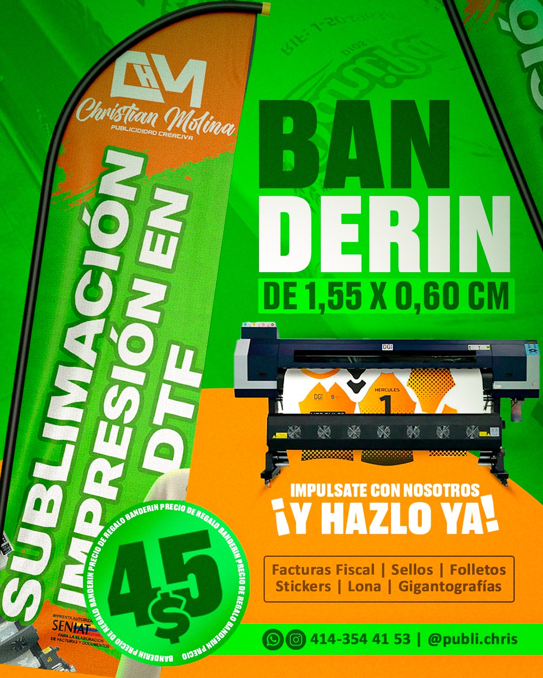 Rotulo de fachada comercial